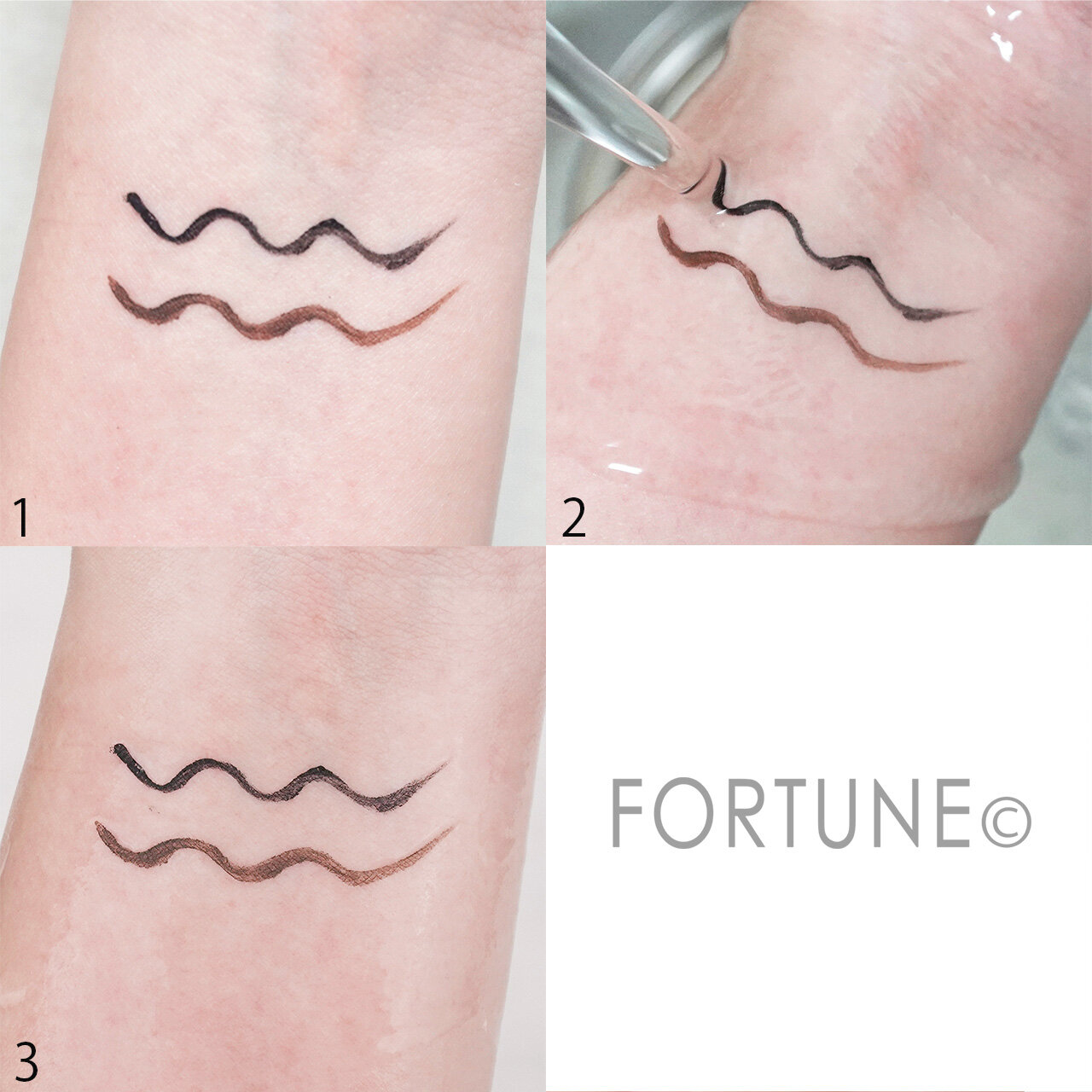 FASIO（ファシオ）　『ファシオ にじまない リキッド アイライナー』　01　02