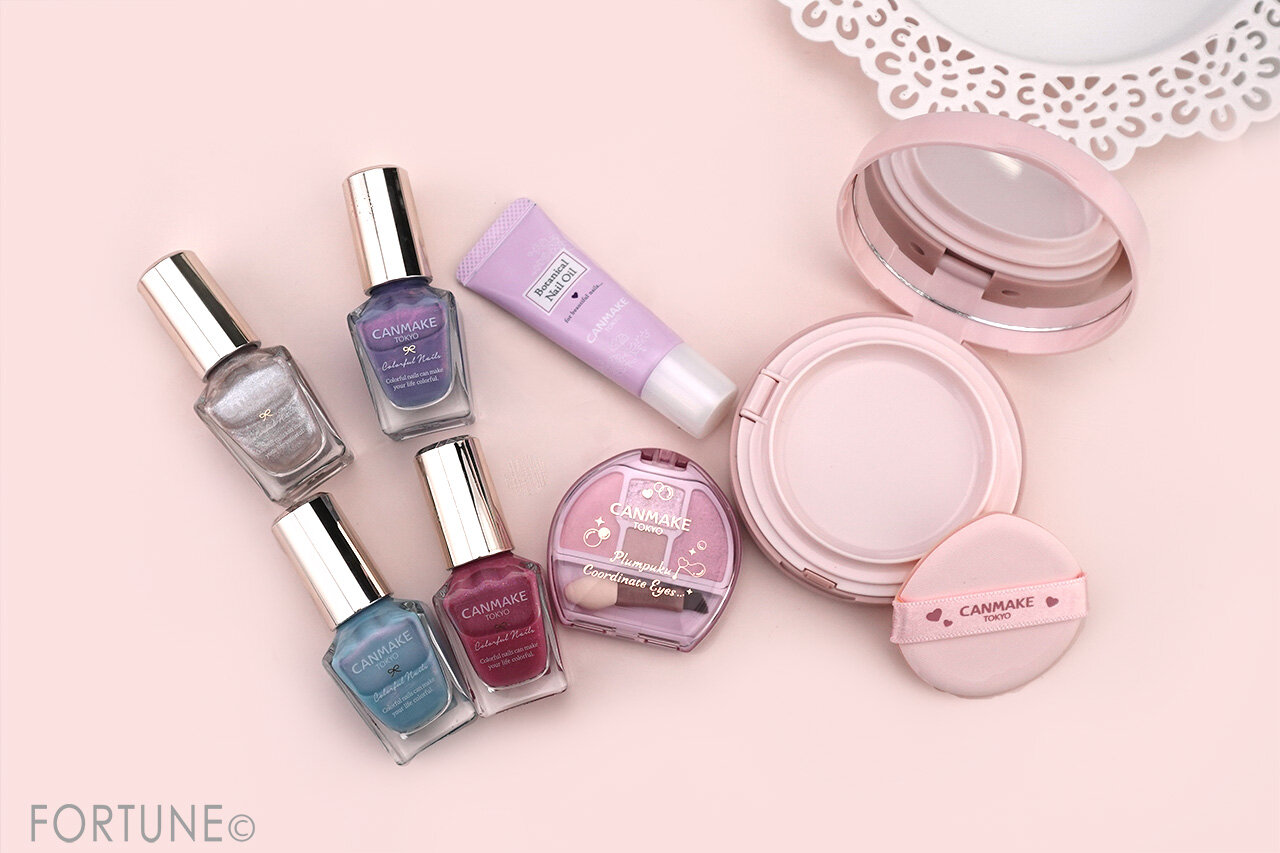 CANMAKE（キャンメイク）　2025年夏コスメ　『キャンメイク　ボタニカルネイルオイル』　『キャンメイク　カラフルネイルズ』　『キャンメイク　プランぷくコーデアイズ』　『キャンメイク　フィットグロウクッション』