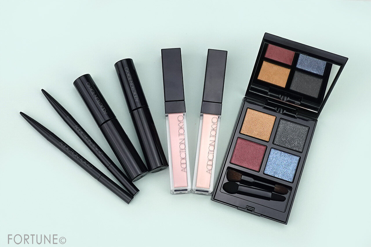 ADDICTION（アディクション）　2025年秋コスメ　『アディクション　リップ セラム ティント』　　『アディクション　アイブロウマスカラ カラーニュアンス』　『アディクション　ザ アイシャドウ パレット + 』　『アディクション　ザ アイブロウペンシル マイクロ』