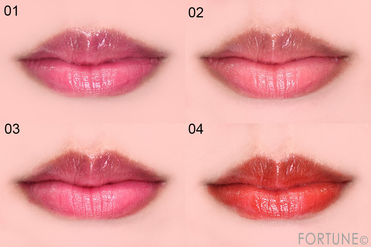 KISSME FERME（キスミー フェルム）　　『キスミー フェルム 紅筆リップグロウ』　01　02　03　04