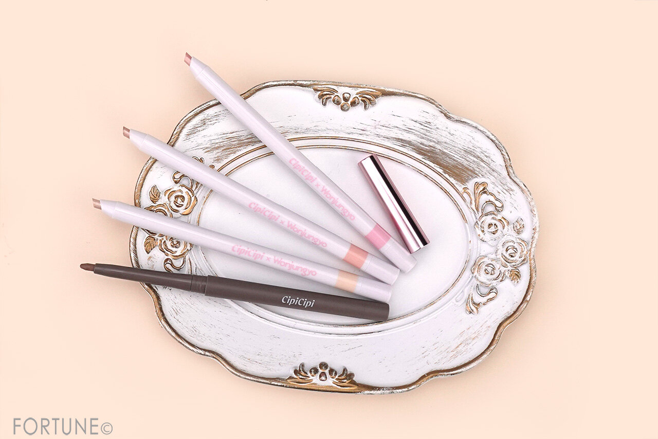 CipiCipi（シピシピ）　2025年夏新作コスメ　ウォンジョンヨコラボ　『シピシピ　ティアスケッチライナー』　『シピシピ　シークレットキワミペンシル』