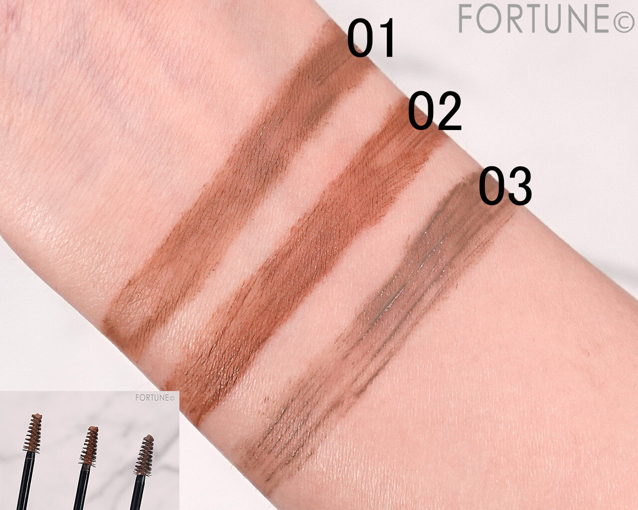 dejavu（デジャヴュ）　『シアーカラーブロウ』 シアーベージュ　シアーブロンズ　シアートープ