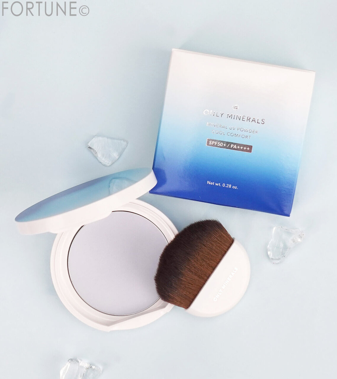 ONLY MINERALS（オンリーミネラル）　ミネラルUVパウダーS クールコンフォート　EX02 アイスブルー