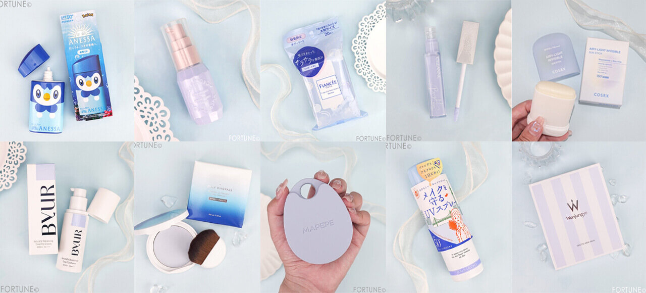 2025年最新　水色コスメ　パケ買い　プチプラコスメ