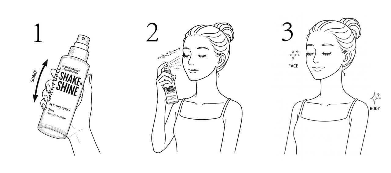 キャシードール　Cathy Doll　シェイクシャインセッティングスプレー