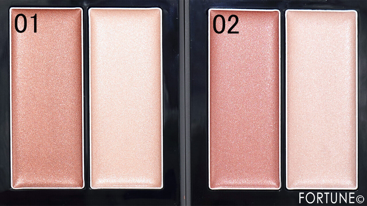 THREE（スリー）　シマリング グロー デュオ R 01 02