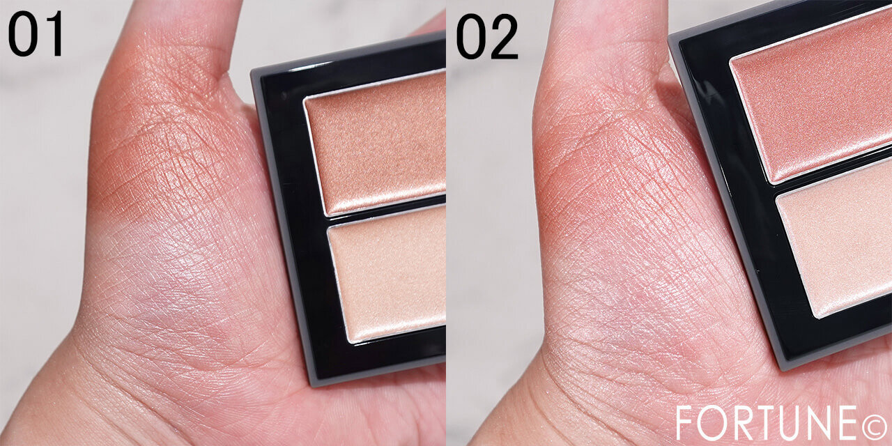 THREE（スリー）　シマリング グロー デュオ R 01 02