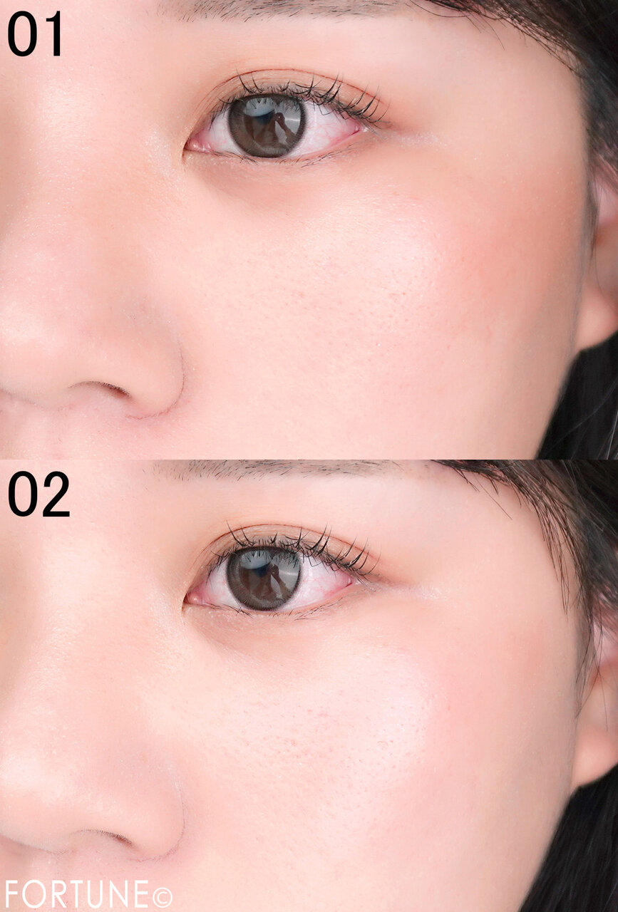 THREE（スリー）　シマリング グロー デュオ R　01 02