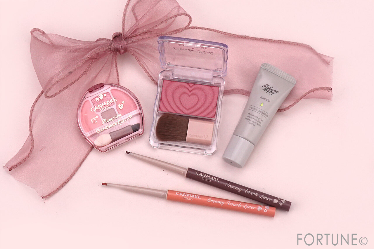 CANMAKE（キャンメイク）2025年秋新作コスメ　『キャンメイク　パウダーチークス』　『メイクミーハッピー　ネイルオイル』　『キャンメイク　クリーミータッチライナー』　『キャンメイク　プランぷくコーデアイズ』