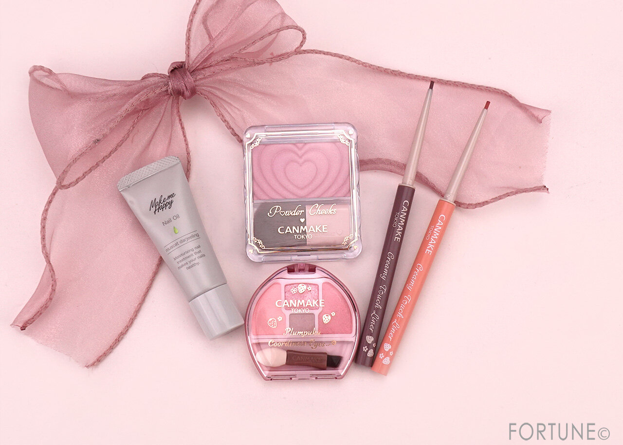 CANMAKE（キャンメイク）2025年秋新作コスメ　『キャンメイク　パウダーチークス』　『メイクミーハッピー　ネイルオイル』　『キャンメイク　クリーミータッチライナー』　『キャンメイク　プランぷくコーデアイズ』