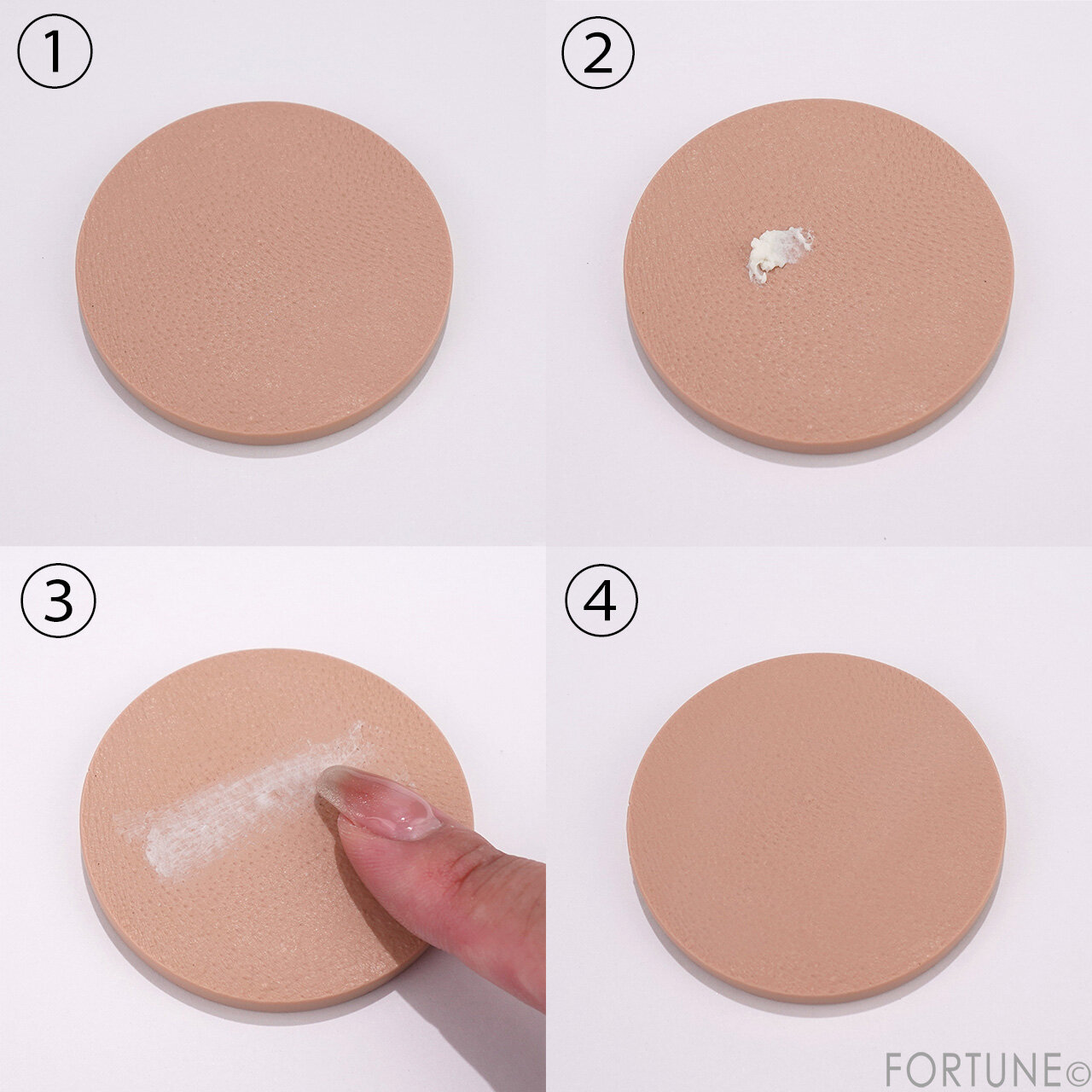 毛穴隠し　部分用下地＆プライマー　検証方法