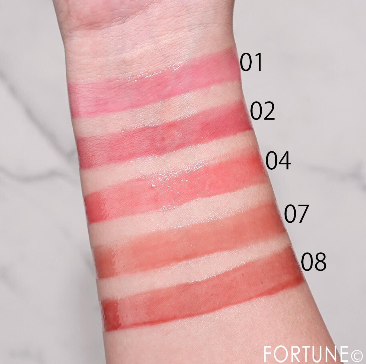 Cathy Doll（キャシードール）　ハートフル カラーリップマスク　01 02 04 07 08