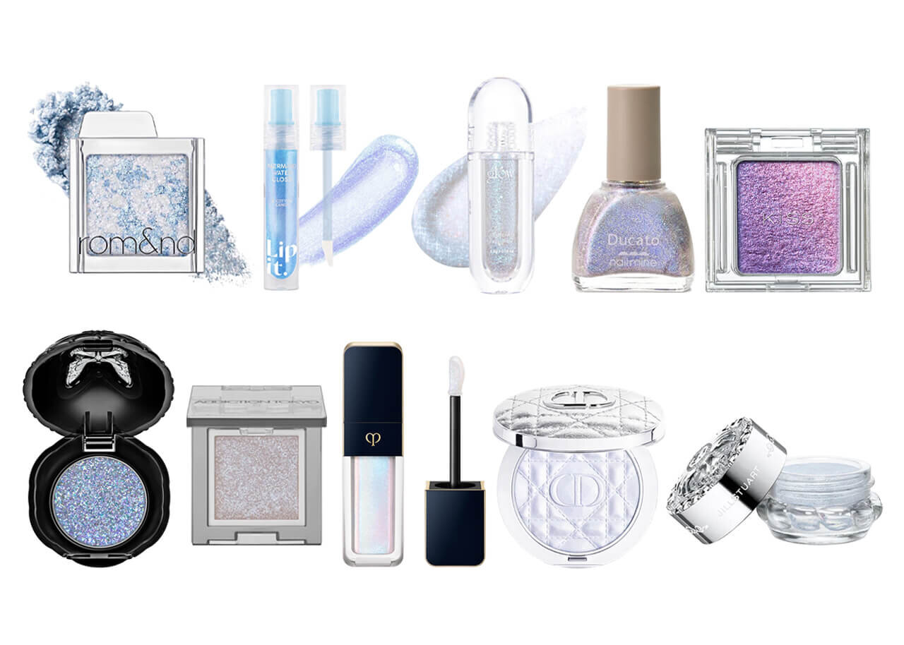 ブルーメイクや推しメイクに「青ラメコスメ」10選