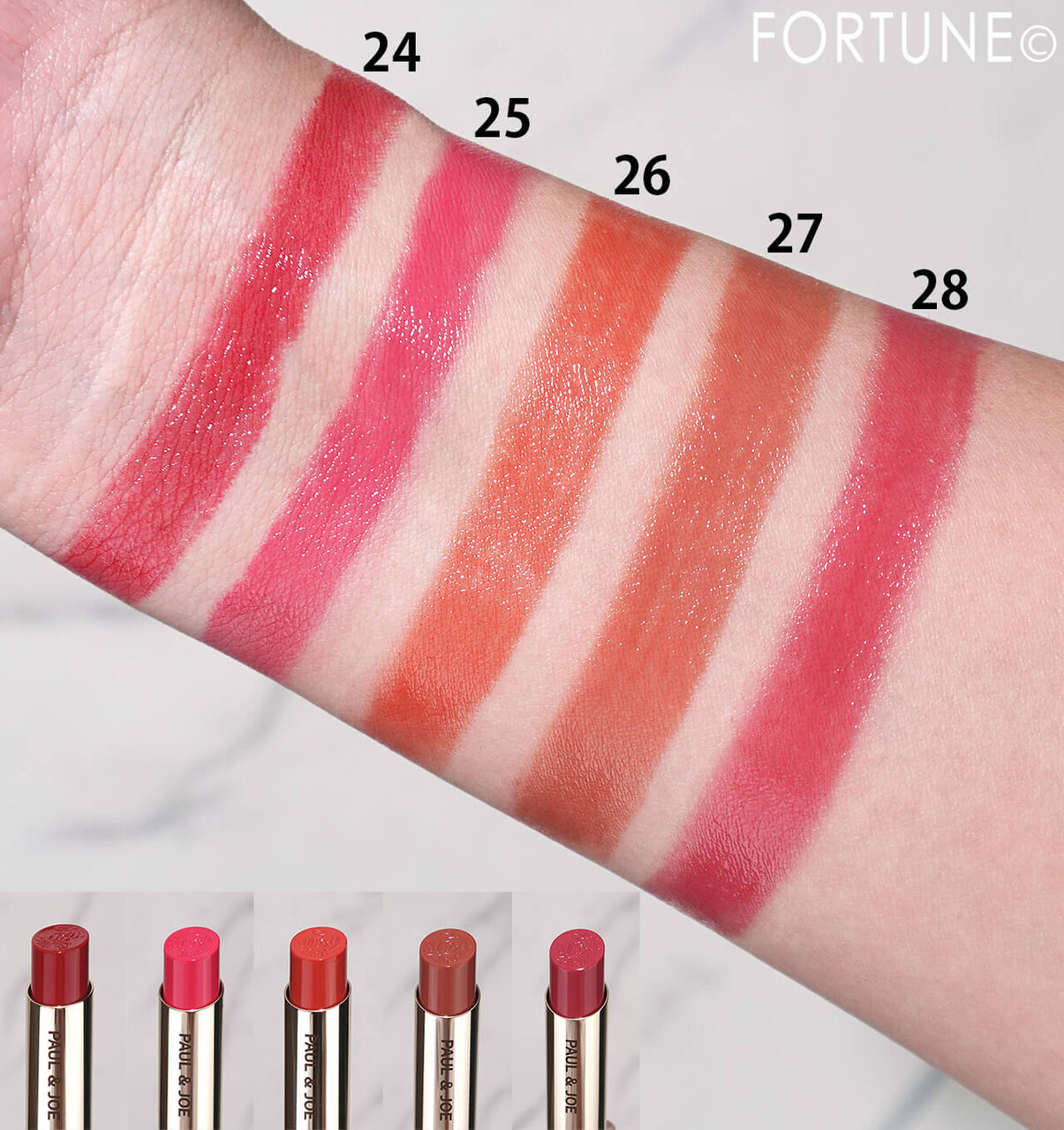 PAUL ＆ JOE BEAUTE（ポール ＆ ジョー ボーテ）　ポール ＆ ジョー リップスティック　24　25　26　27　28