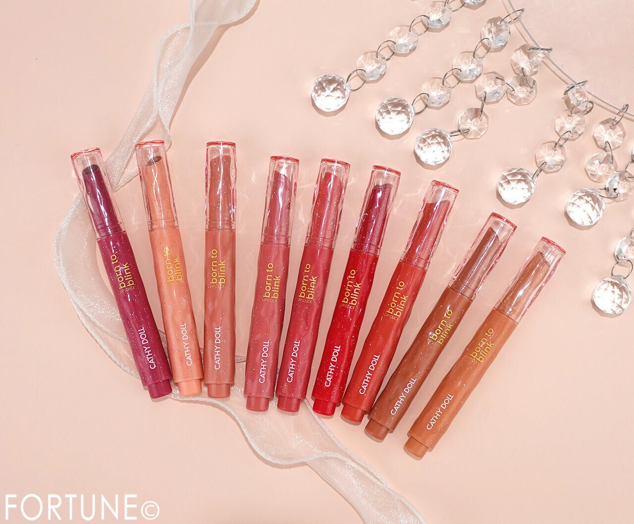Cathy Doll（キャシードール）　2025年秋新作コスメ　ボーントゥブリンク リップクリック