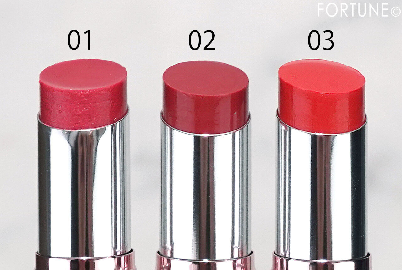 CANMAKE（キャンメイク）　ラスターヴェールルージュ　01 02 03