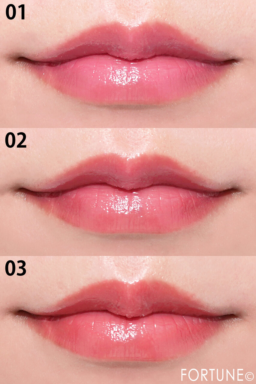 CANMAKE（キャンメイク）　ラスターヴェールルージュ　01 02 03