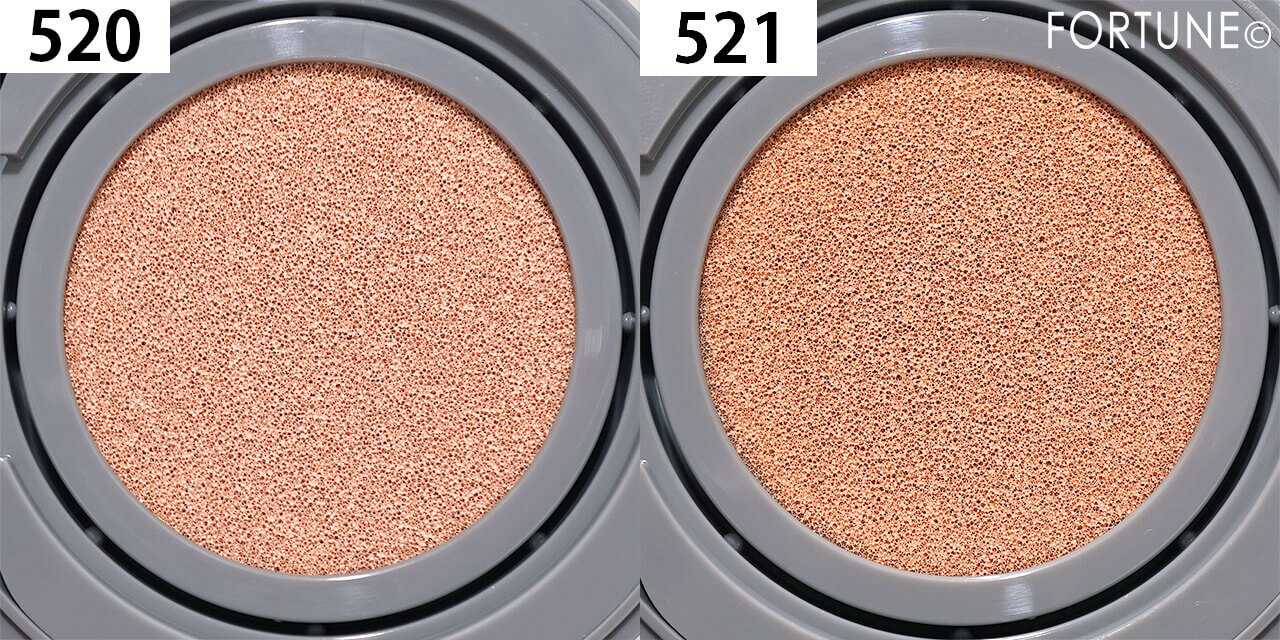 チャコット・コスメティクス　『チャコット グラスヴェール クッションファンデーション』　520　521