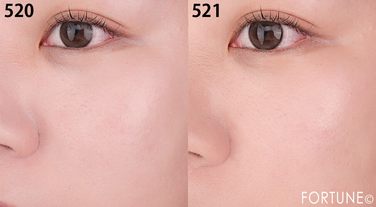 チャコット・コスメティクス　『チャコット グラスヴェール クッションファンデーション』　520　521