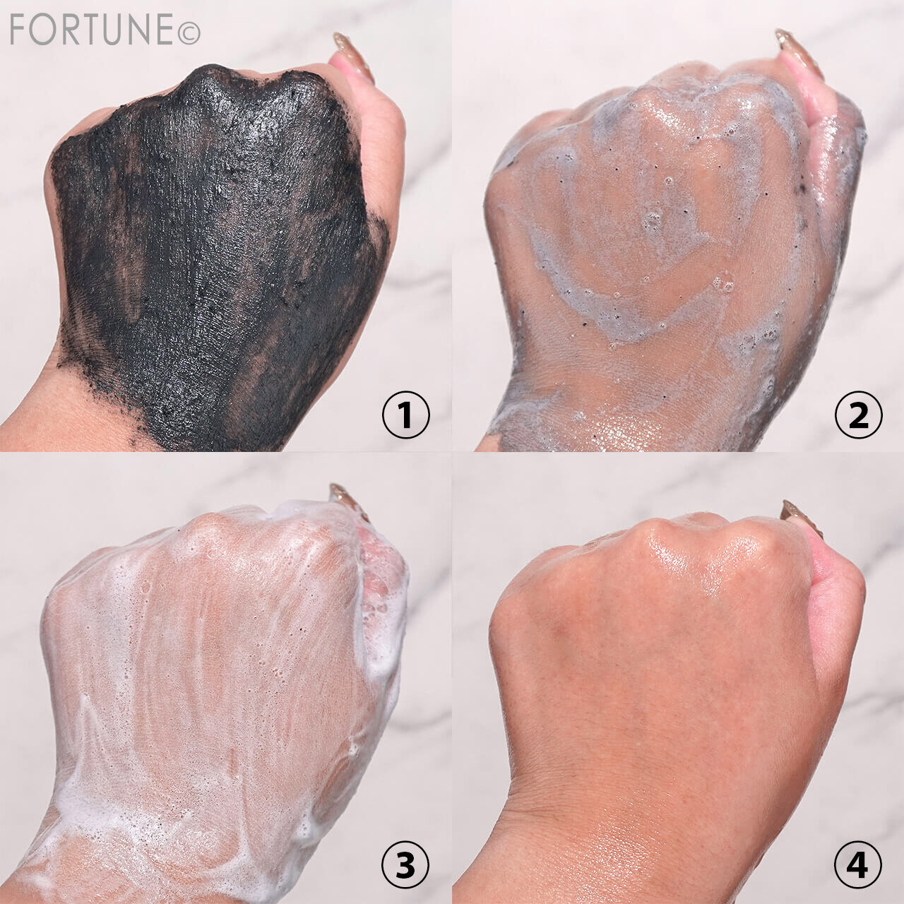 CLAYGE（クレージュ）ポアスムージング フェイスウォッシュ ブラック