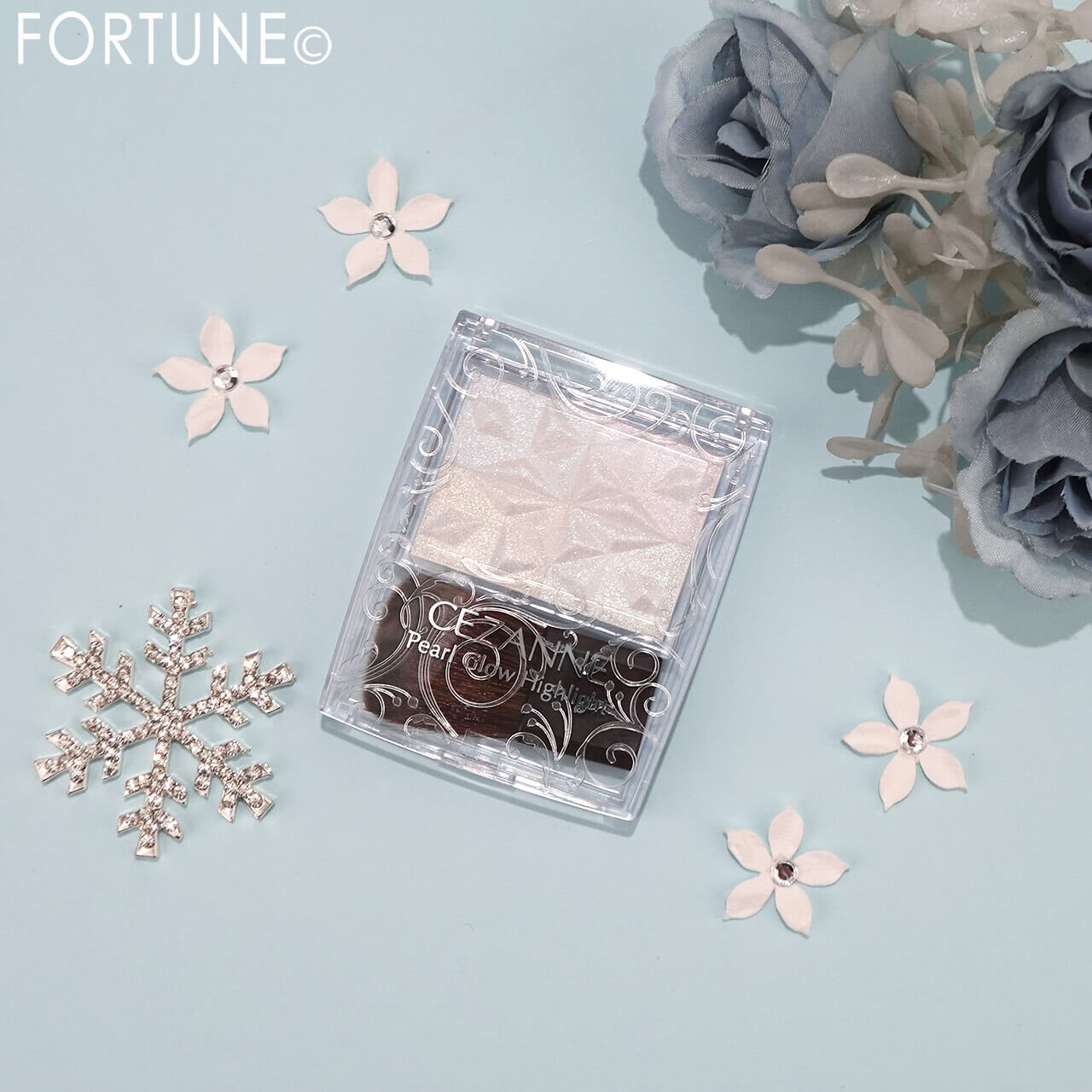 CEZANNE（セザンヌ）　2025年冬新作コスメ　『セザンヌ　パールグロウハイライト』　限定色