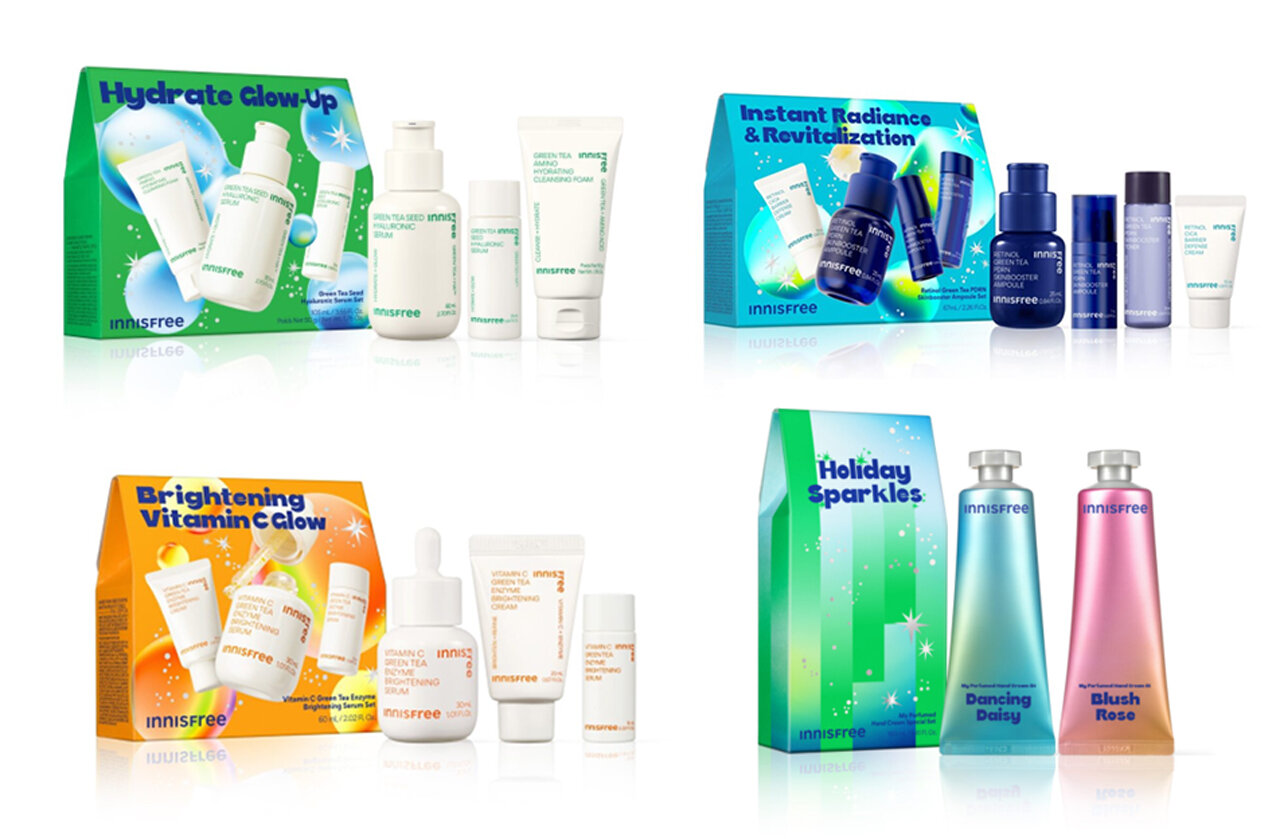 イニスフリー　2025クリスマスコフレ　グリーンティー　レチノール　ビタC