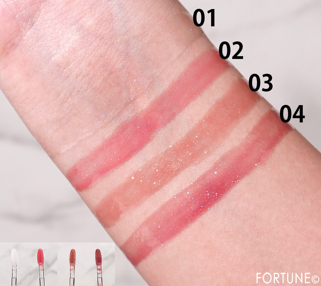 DAISY DOLL by MARY QUANT（デイジードール バイ マリークワント）　 『デイジードール ジュエリー シロップ グロス』　01　02　03　04