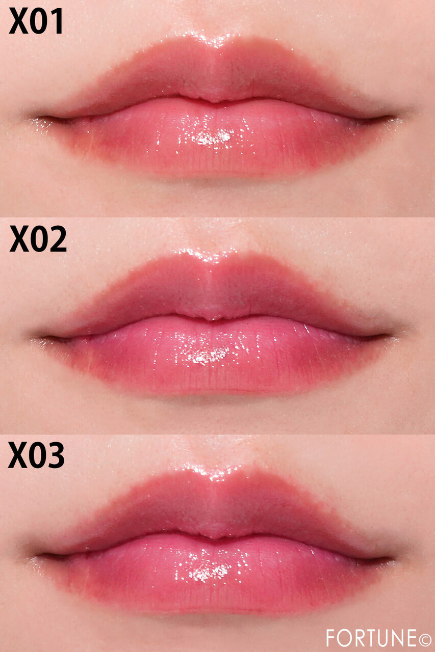  THREE（スリー）　　『THREE グリタリングジェリーリップ』　X01 X02 X03