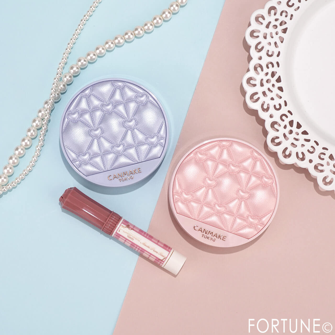 CANMAKE（キャンメイク）　2025年冬新作コスメ　『むちぷるティント』　　『マシュマロフィニッシュパウダー 〜Abloom〜』　『イルミネイティングフィニッシュパウダー 〜Abloom〜』