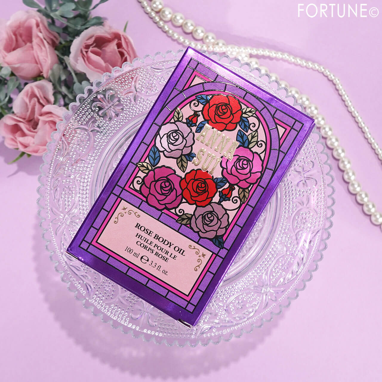 ANNA SUI COSMETICS（アナ スイ コスメティックス）　　2025クリスマスコスメ　『ローズ ボディオイル』