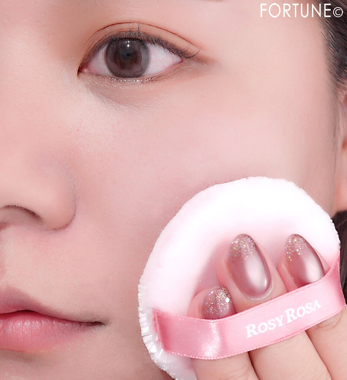 ROSY ROSA（ロージーローザ）　『ビロードタッチパフ 2P PK』