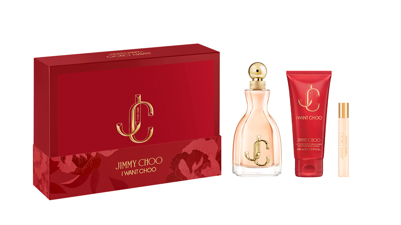  JIMMY CHOO（ジミー チュウ）2025年クリスマスコフレ『ジミー チュウ アイ・ウォント・チュウ オードパルファム ギフトセット』
