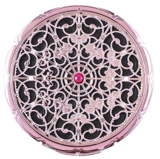 デコラティブ コンパクトミラー ピンク (281940)