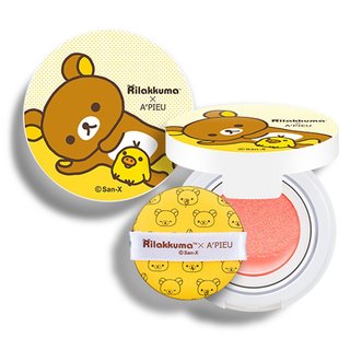 【A`PIEU × リラックマ】エアーフィットクッション ブラッシャー (332921)