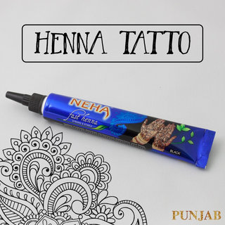 ヘナタトゥー  ブラック (363077)