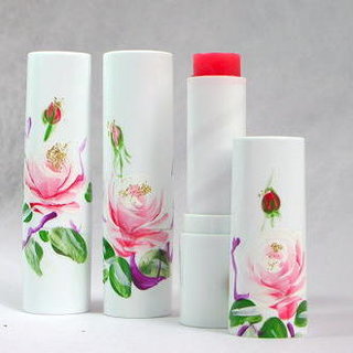 バラの香りのリップバーム・スティックタイプ　 - 天然ローズの香水専門店　ダマスクローズ・吉岡アロマ工房 (381808)