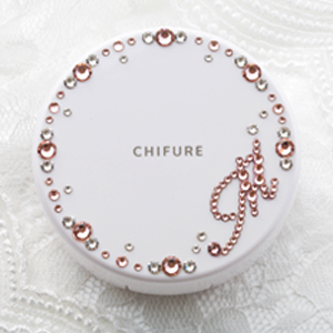 プレスト パウダー コンパクト　ローズ ピンク（イニシャルオーダー）｜ちふれ (458249)