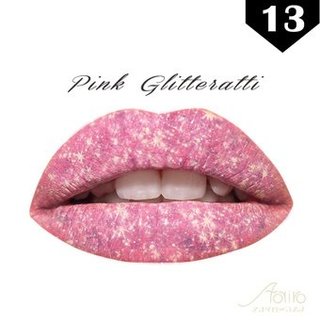 【Lips　Sticker】リップタトゥーシール/唇タトゥー【ピンクグリッター Pink Glitteratti(13)】 | aoyiro (507340)