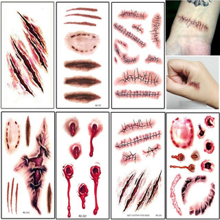 タトゥーシール 本物 リアル ハロウィン (518556)