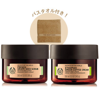 【数量限定】THE BODY SHOP　スクラブ＆クリームセット（ファーミングのスパ） (523928)