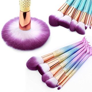 敏感肌適用 メイクブラシ マーメイドブラシ | VANDER (579869)