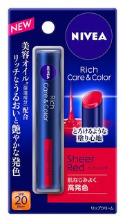 ニベア リッチケア&カラーリップ シアーレッド (580998)
