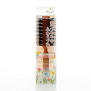 マペペ　ふんわり天然毛のミックスロールブラシ (581732)