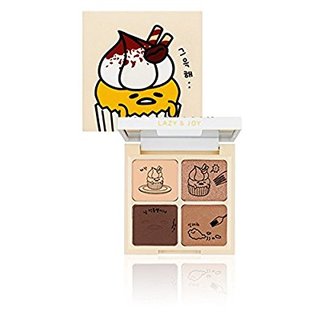 HOLIKA HOLIKA ぐでたま LAZY&JOYシリーズ カップケーキ アイシャドウ 2タイプ アイシャドウパレット Cupcake Eye Palette Shadow (02. ティラミス) (609132)
