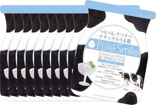 ピュアスマイル エッセンスマスク ヨーグルトシリーズ プレーン 10枚セット (663492)