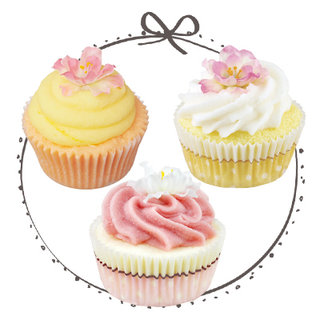 バスカップケーキ 3個セット（Flower Mix） | - BADEFEE - バデフィー (675143)