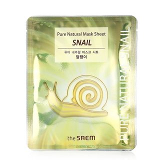 韓国マスクパック30枚セット ピュアナチュラルカタツムリ | ザ セム(The Saem) (693052)