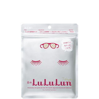 LULULUN　フェイスマスク　白のルルルン 7枚入り (709611)