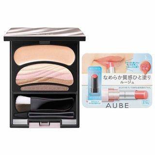 【Amzon.co.jp限定】ソフィーナ オーブ ブラシひと塗りシャドウN 01 シースルーカラー系 (アイシャドウ) + ルージュ試供品付 | オーブ (785148)