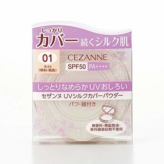 UＶシルクカバーパウダー 01ライト | セザンヌ (876824)